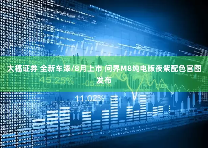 大福证券 全新车漆/8月上市 问界M8纯电版夜紫配色官图发布