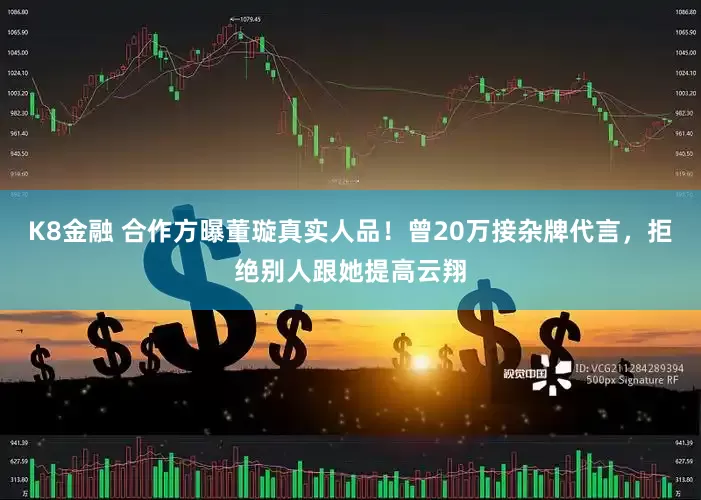 K8金融 合作方曝董璇真实人品！曾20万接杂牌代言，拒绝别人跟她提高云翔