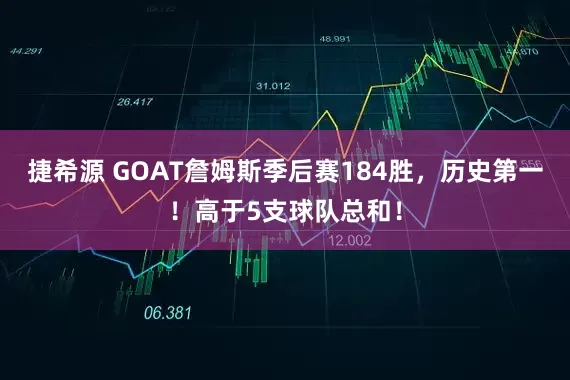 捷希源 GOAT詹姆斯季后赛184胜，历史第一！高于5支球队总和！